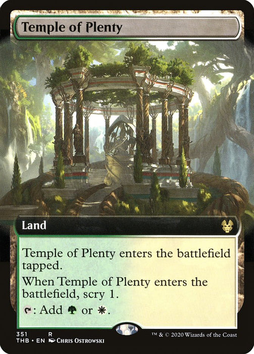 Temple of Plenty  - Extended Art (Foil)