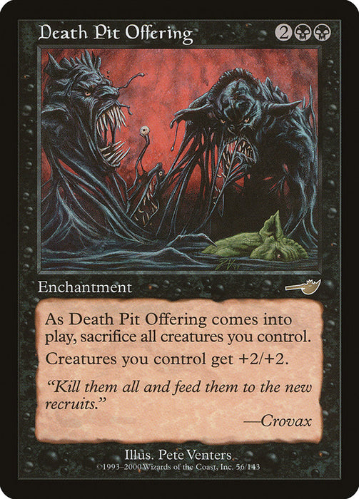 Death Pit Offering  (Foil)