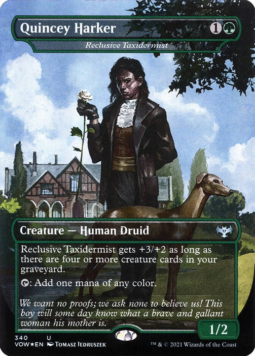 Quincey Harker - Reclusive Taxidermist - Borderless  (Foil)