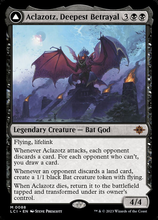 Aclazotz, Deepest Betrayal // Temple of the Dead - Legendary (Foil)