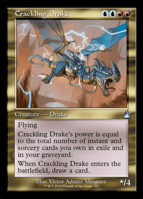 Crackling Drake - Retro Frame