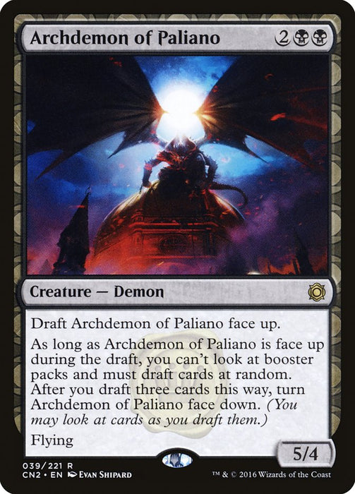 Archdemon of Paliano  - Draft (Foil)