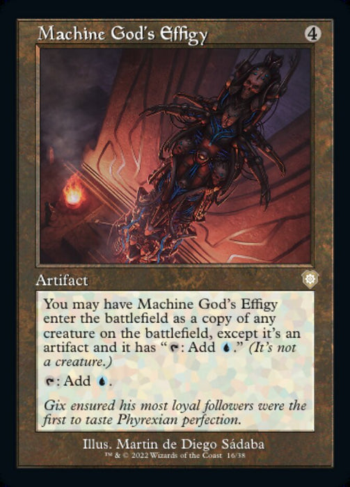 Machine God's Effigy - Retro Frame