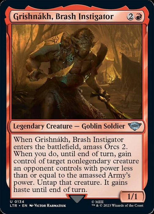 Grishnákh, Brash Instigator - Legendary (Foil)