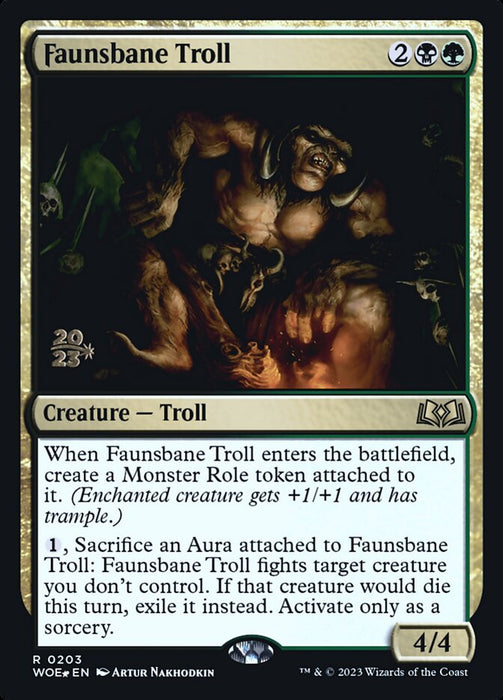 Faunsbane Troll (Foil)