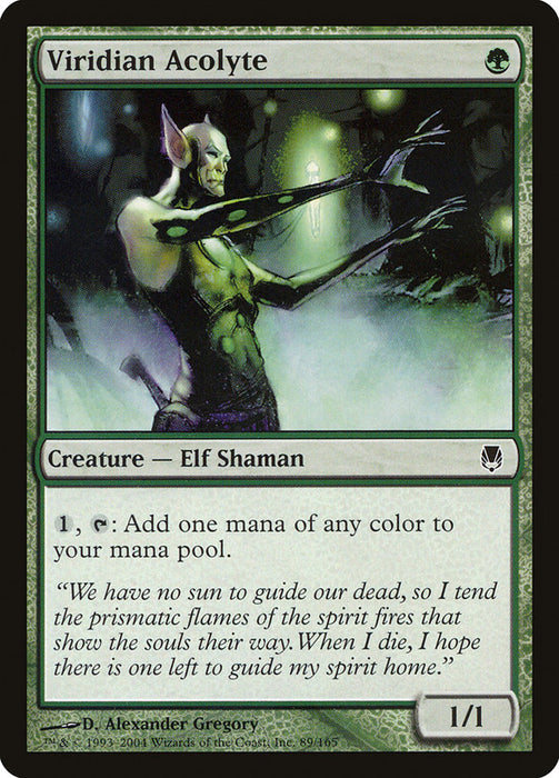 Viridian Acolyte  (Foil)