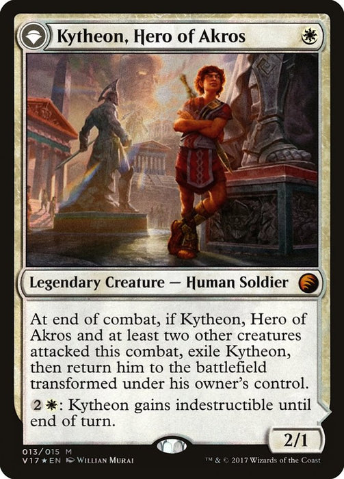Kytheon, Hero of Akros // Gideon, Battle-Forged  - Originpwdfc (Foil)