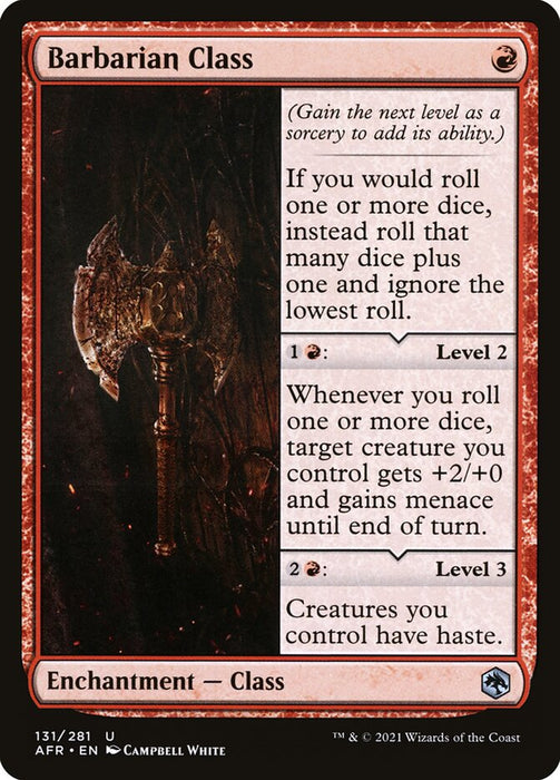 Barbarian Class  (Foil)