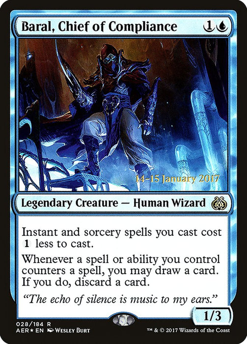 Baral, Chief of Compliance  (Foil)