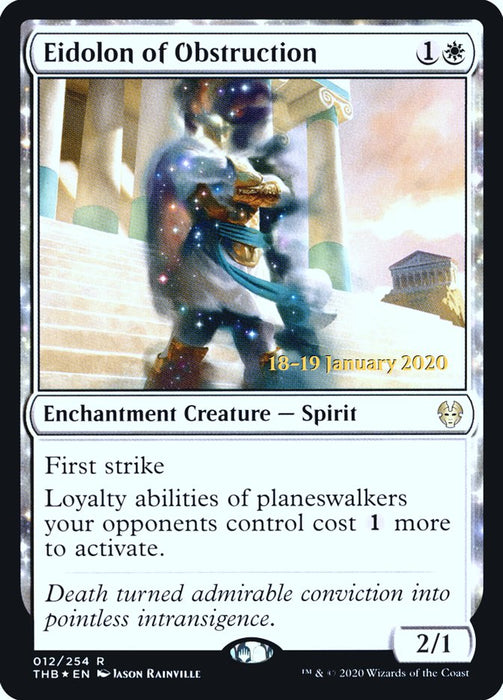 Eidolon of Obstruction - Nyxtouched (Foil)