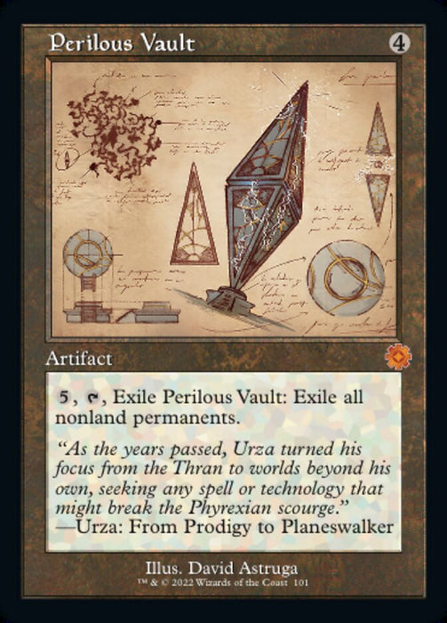 Perilous Vault - Retro Frame (Foil)