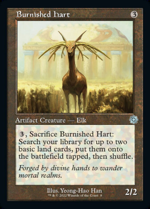 Burnished Hart - Retro Frame (Foil)