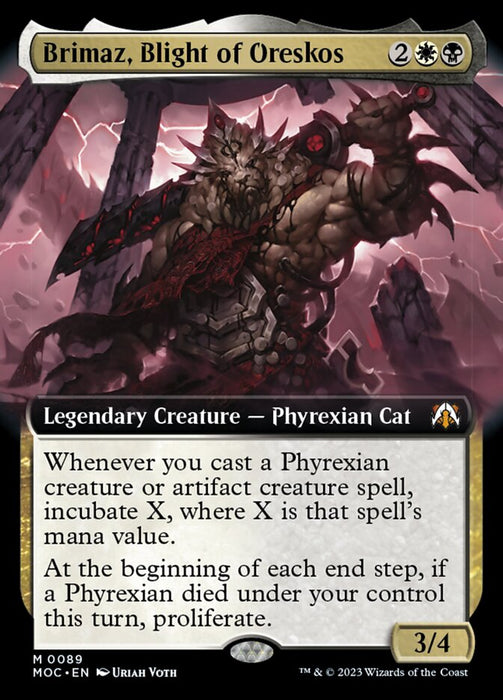 Brimaz, Blight of Oreskos - Legendary- Extended Art- Extended Art