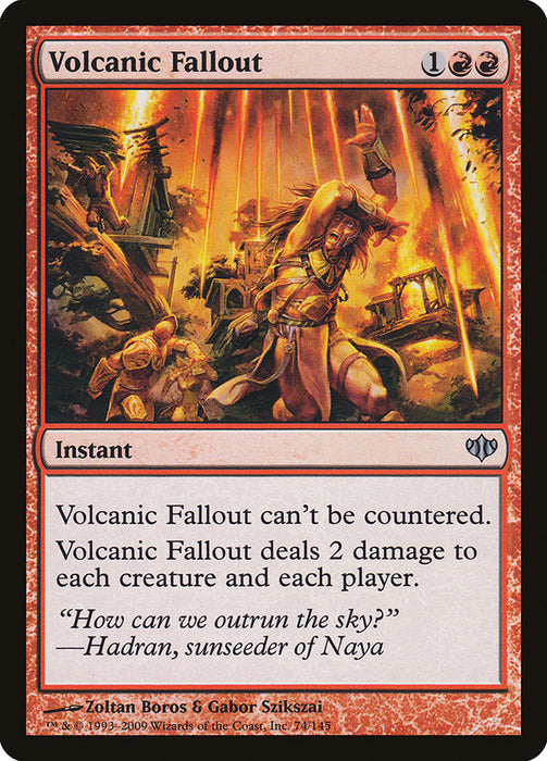 Volcanic Fallout  (Foil)