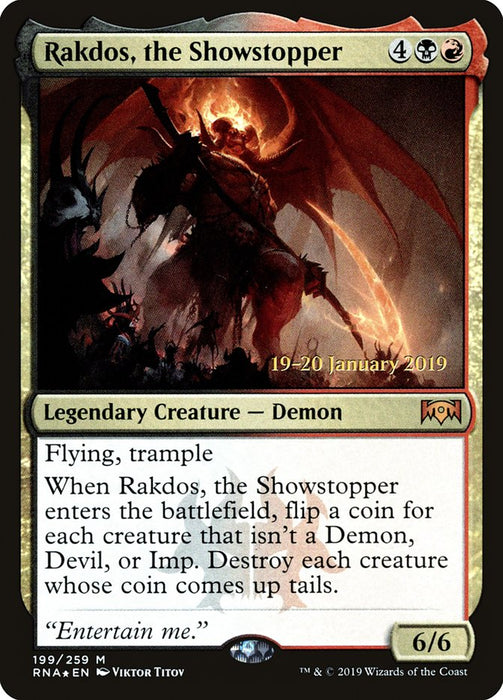 Rakdos, the Showstopper  - Legendary (Foil)
