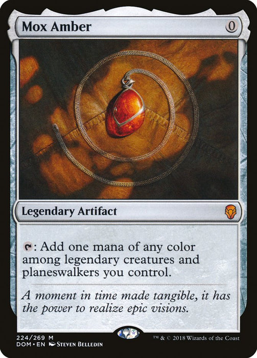 Mox Amber  - Legendary (Foil)