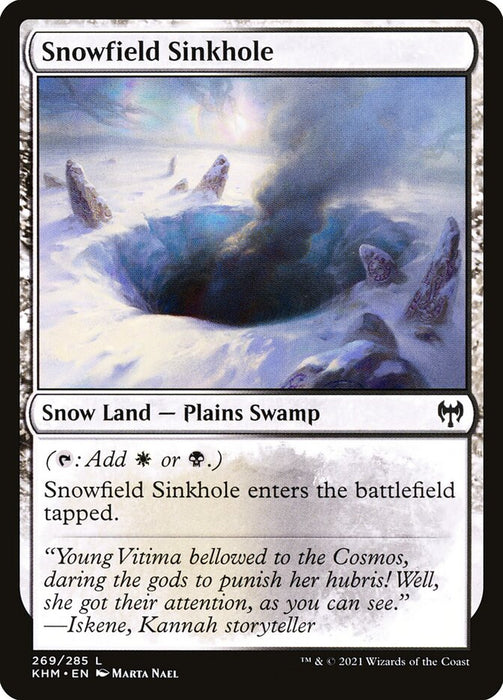 Snowfield Sinkhole  - Snow (Foil)