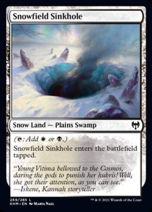 Snowfield Sinkhole  - Snow