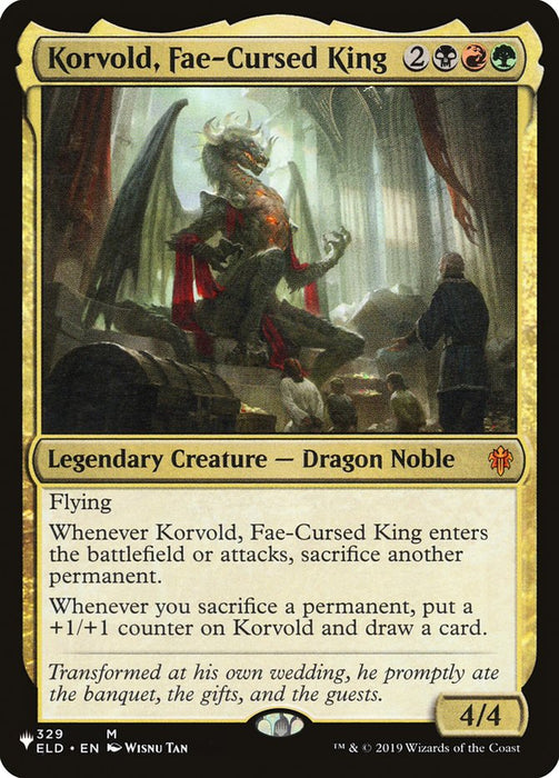 Korvold, Fae-Cursed King  - Legendary