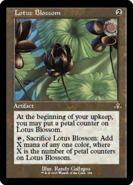 Lotus Blossom - Retro Frame