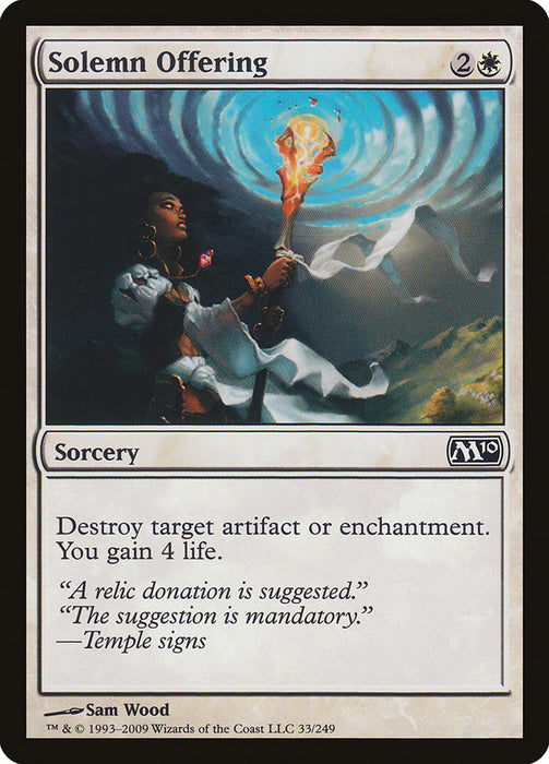 Solemn Offering  (Foil)