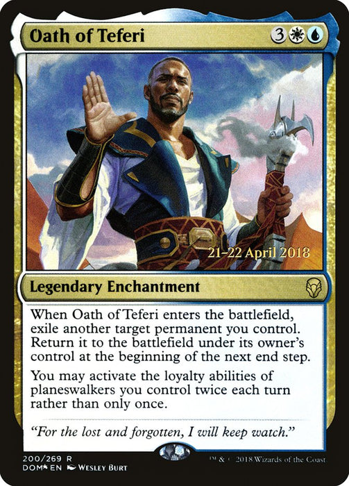 Oath of Teferi  - Legendary (Foil)