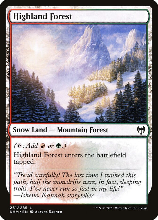 Highland Forest  - Snow (Foil)