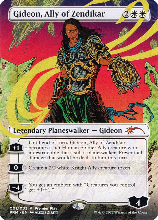 Gideon, Ally of Zendikar - Borderless (Foil)