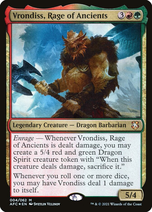 Vrondiss, Rage of Ancients  - Legendary (Foil)