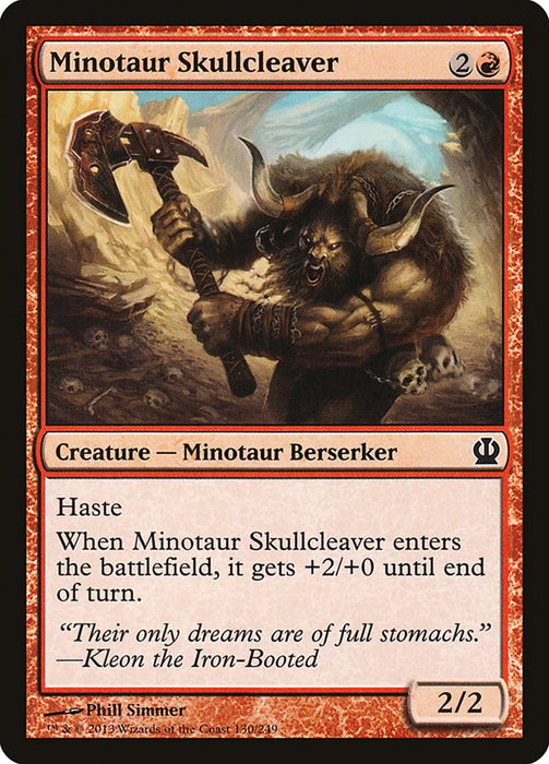Minotaur Skullcleaver  (Foil)