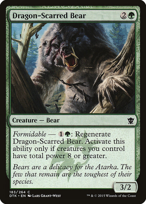 Dragon-Scarred Bear  (Foil)