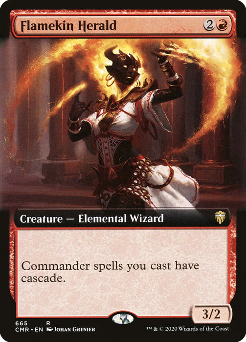 Flamekin Herald  - Extended Art (Foil)