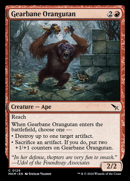 Gearbane Orangutan (Foil)