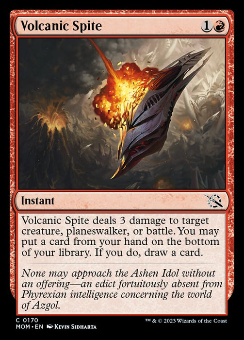 Volcanic Spite (Foil)