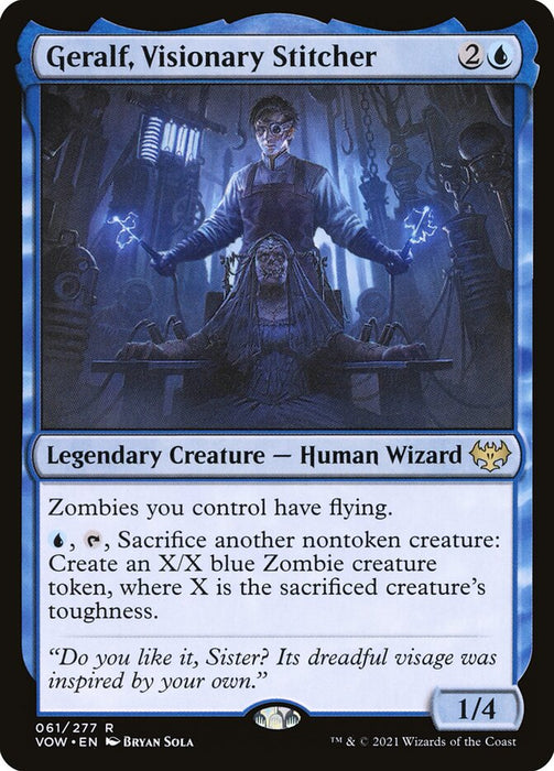 Geralf, Visionary Stitcher  - Legendary (Foil)