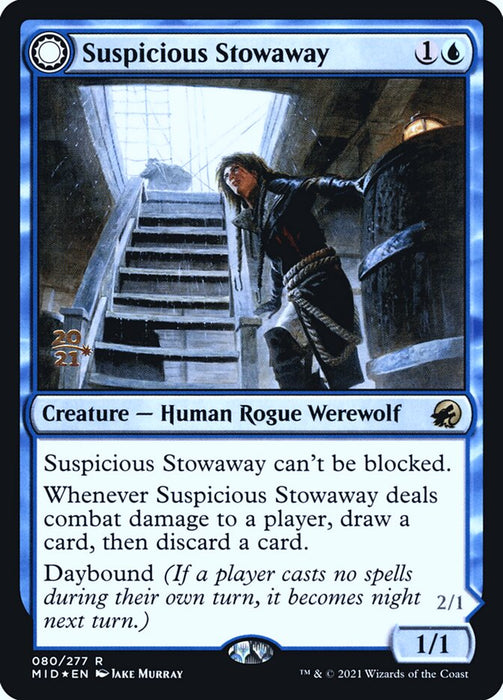 Suspicious Stowaway // Seafaring Werewolf - Sunmoondfc (Foil)