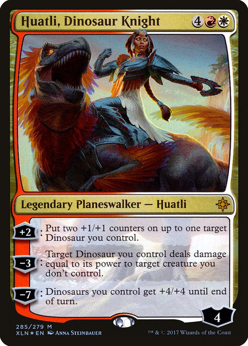 Huatli, Dinosaur Knight  (Foil)