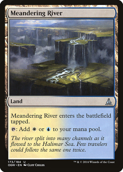 Meandering River  (Foil)