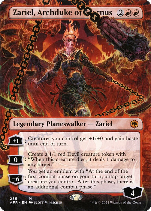 Zariel, Archduke of Avernus - Borderless  (Foil)