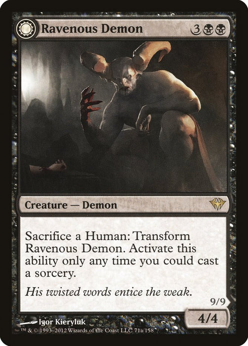 Ravenous Demon // Archdemon of Greed  - Sunmoondfc (Foil)
