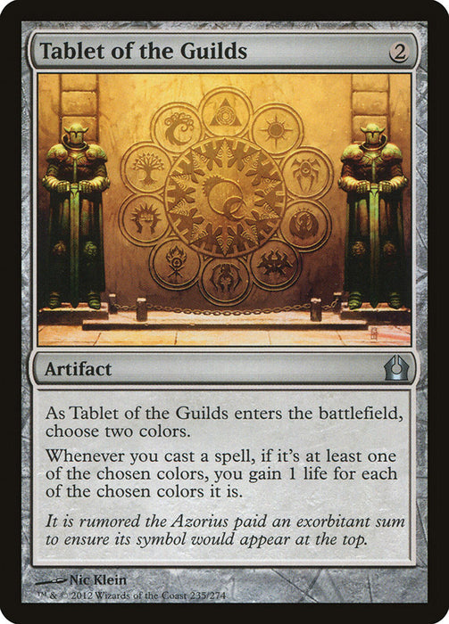 Tablet of the Guilds  (Foil)