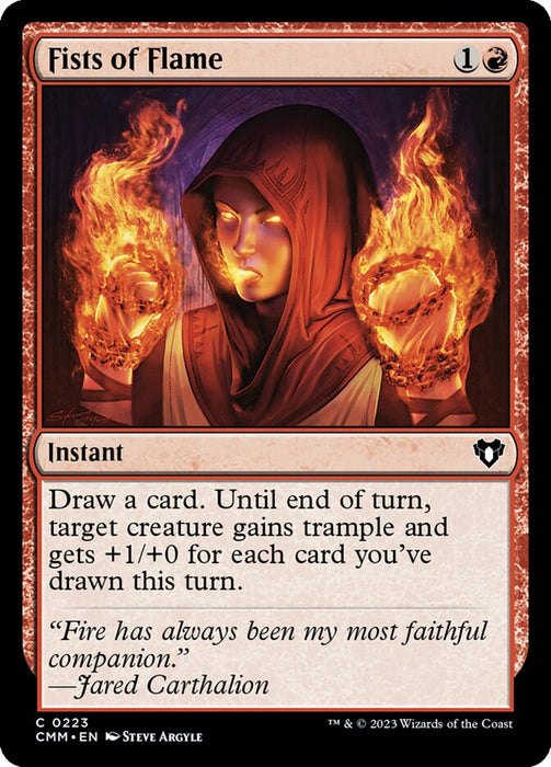 Fists of Flame (Foil)