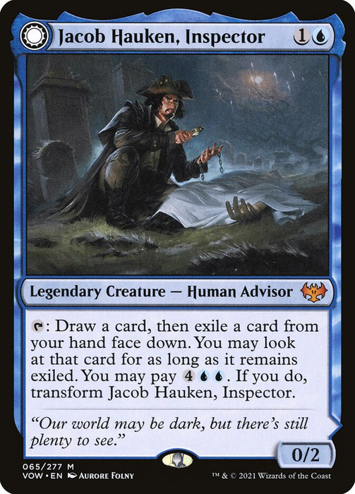 Jacob Hauken, Inspector // Hauken's Insight  - Legendary - Sunmoondfc (Foil)