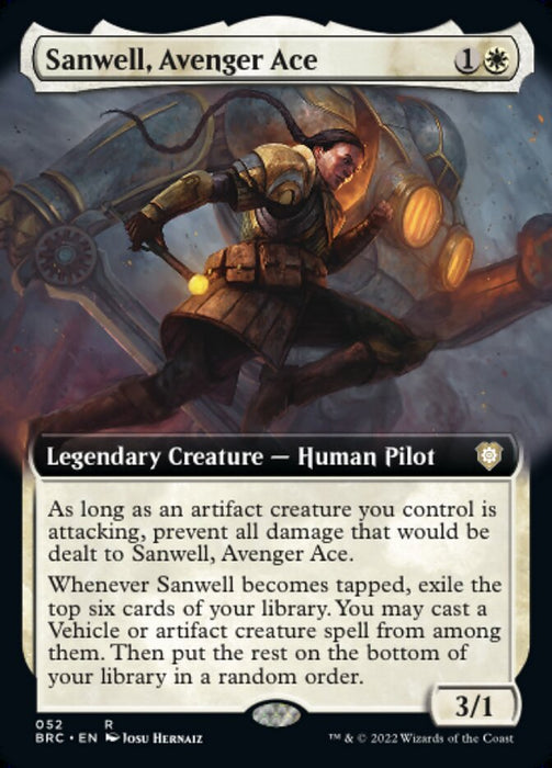 Sanwell, Avenger Ace - Extended Art- Legendary