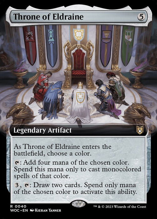 Throne of Eldraine - Extended Art- Legendary (Foil)