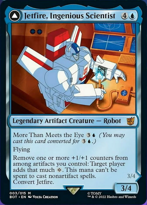 Jetfire, Ingenious Scientist // Jetfire, Air Guardian - Convertdfc- Legendary