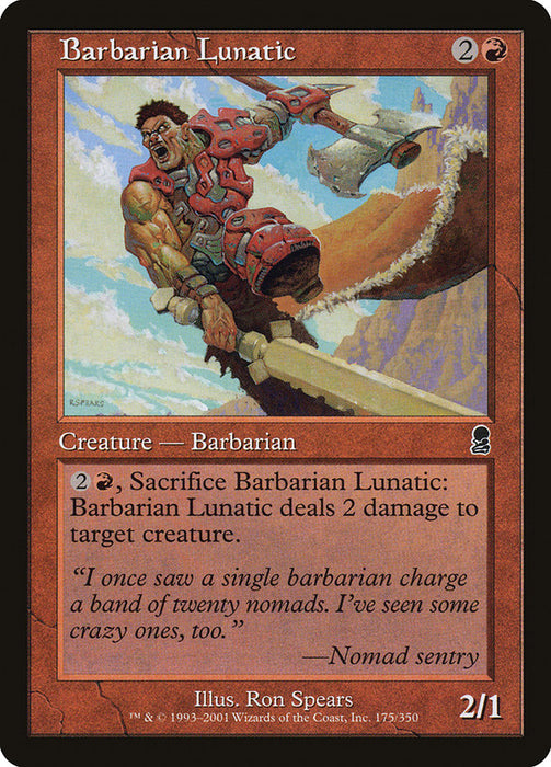 Barbarian Lunatic  (Foil)