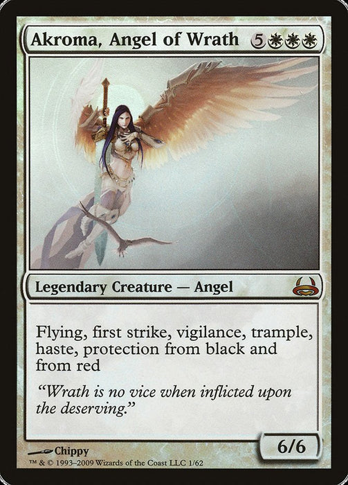 Akroma, ange de la colère (feuille)