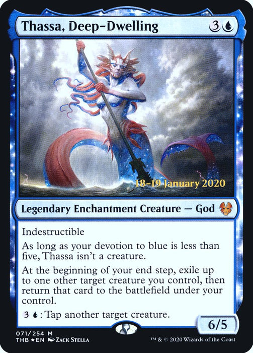 Thassa, Deep-Dwelling - Nyxtouched- Legendary (Foil)