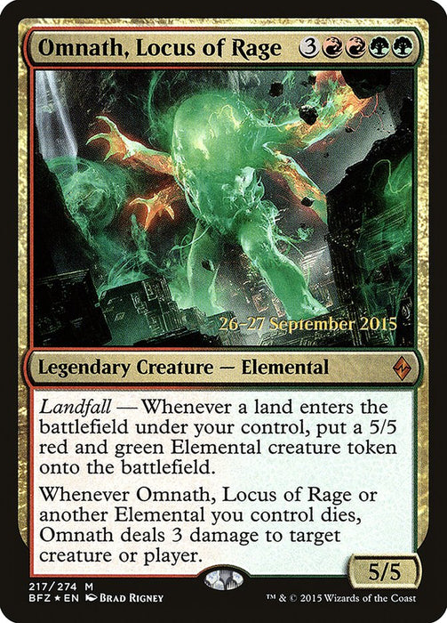Omnath, Locus of Rage  (Foil)